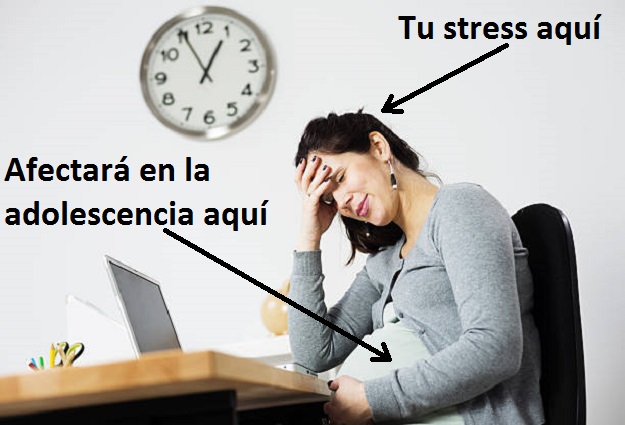 Stress pregnant woman