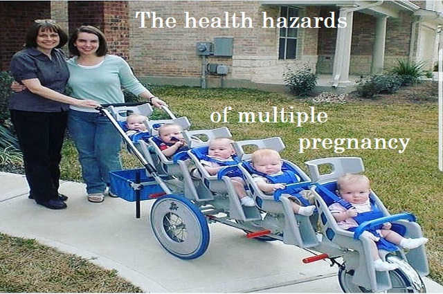 The health hazards of multiple pregnancy